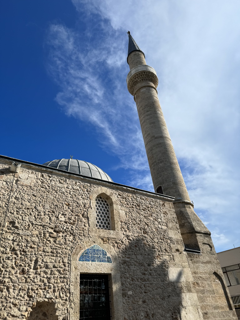 West facade of the Tekeli Mehmet Pasa Mosque at the Uzun Çarsi Sokak alley