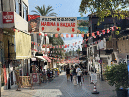 Shops at the Uzun Çarsi Sokak alley