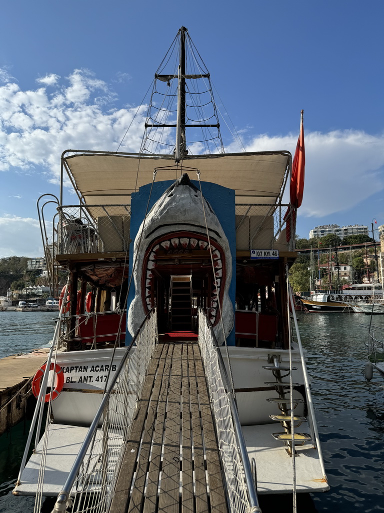 Boat at the Roman Harbour