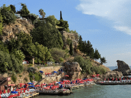 The Mermerli Plaji beach, viewed from the Pier at the Roman Harbour