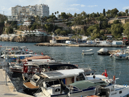 Boats at the Roman Harbour, viewed from the Pier