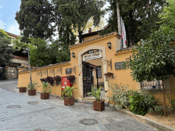Front of the Antalya Ethnographic Museum at the Ömer Efendi Sokak alley