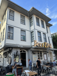 Front of the BeerZone pub at the Hesapci Sokak alley