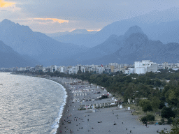 The Beach Park, the Bey Mountains and the Gulf of Antalya, viewed from the Konyaalti Variant viewing terrace