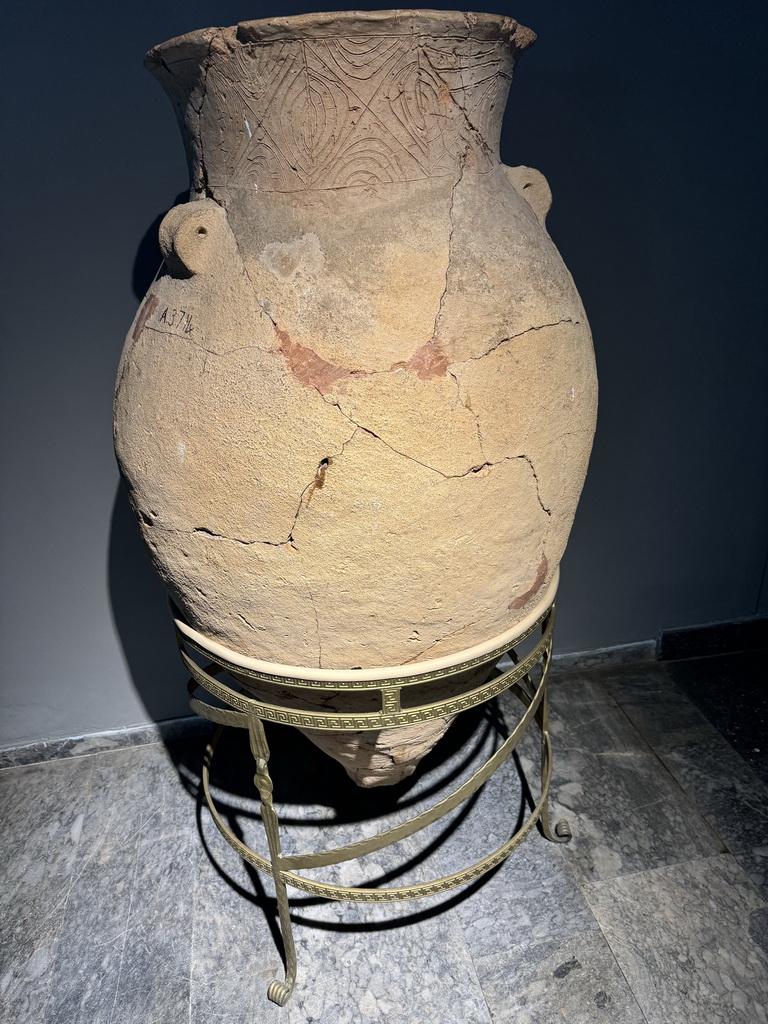 Vase at the Nature History and Prehistory Gallery at the ground floor of the Antalya Archeology Museum