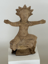 Statuette at the Ceramics Gallery at the ground floor of the Antalya Archeology Museum, with explanation