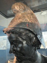 Head of a statue of Attis at the Regional Excavations Gallery at the ground floor of the Antalya Archeology Museum