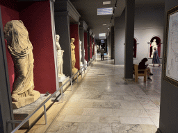 Statues at the hallway at the ground floor of the Antalya Archeology Museum