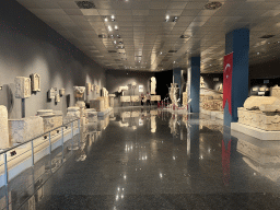Interior of the Hall of the Cult of the Dead at the ground floor of the Antalya Archeology Museum
