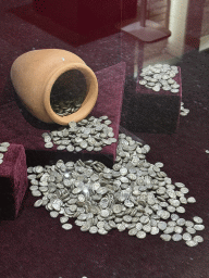 Coin stones at the Small Objects Room at the upper floor of the Antalya Archeology Museum