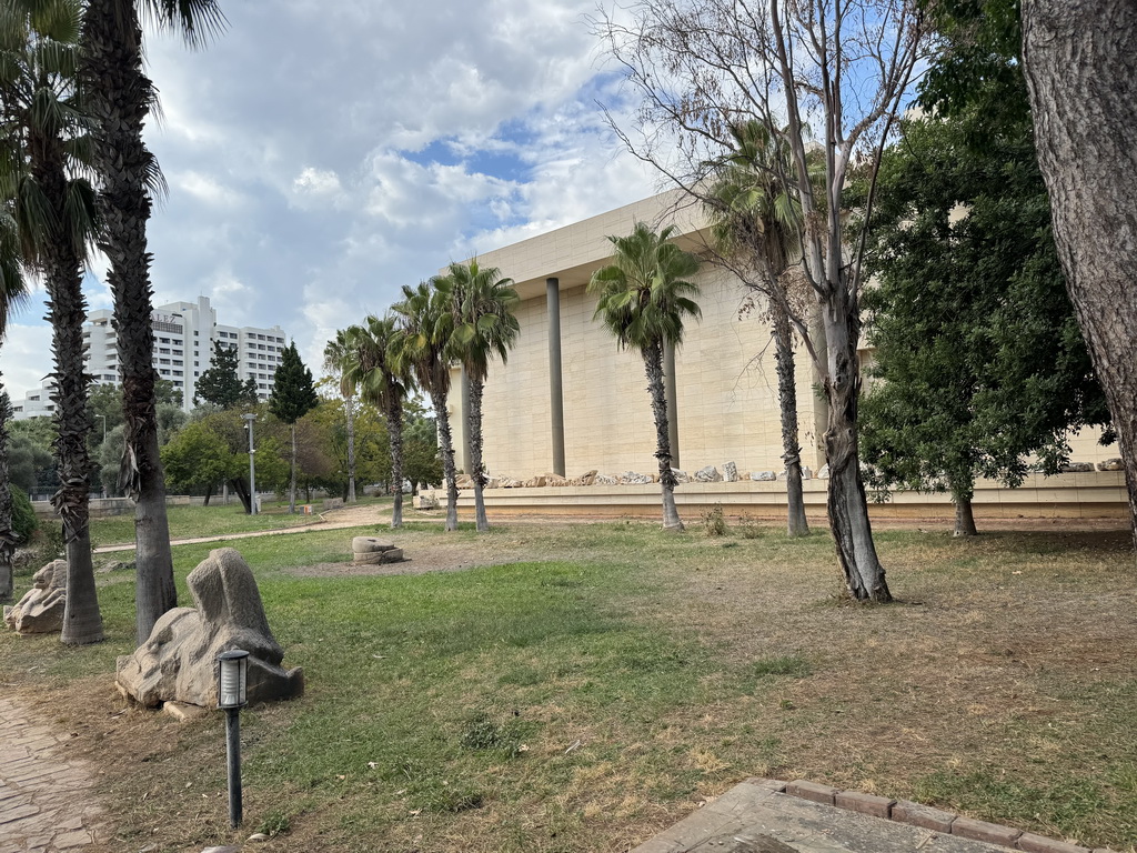 Statues at the garden and southwest side of the Antalya Archeology Museum