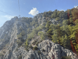 The Tünek Tepe hill, viewed from the Tünektepe Teleferik Tesisleri cable car