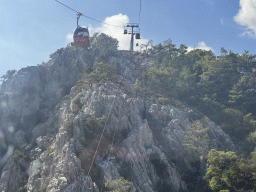 The Tünek Tepe hill, viewed from the Tünektepe Teleferik Tesisleri cable car