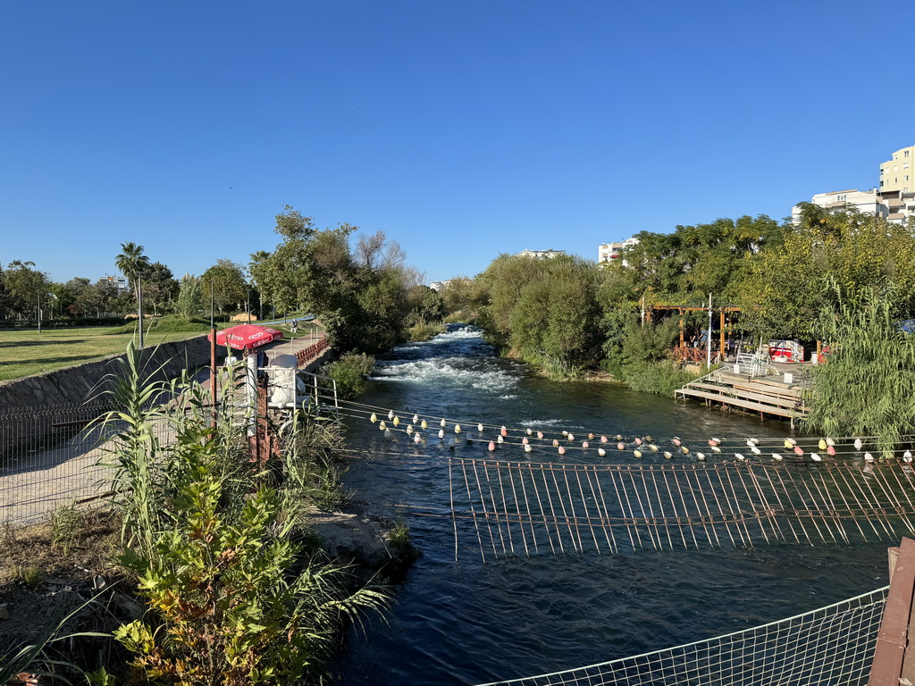 The Düden Stream at the Düden Park, viewed from a bridge