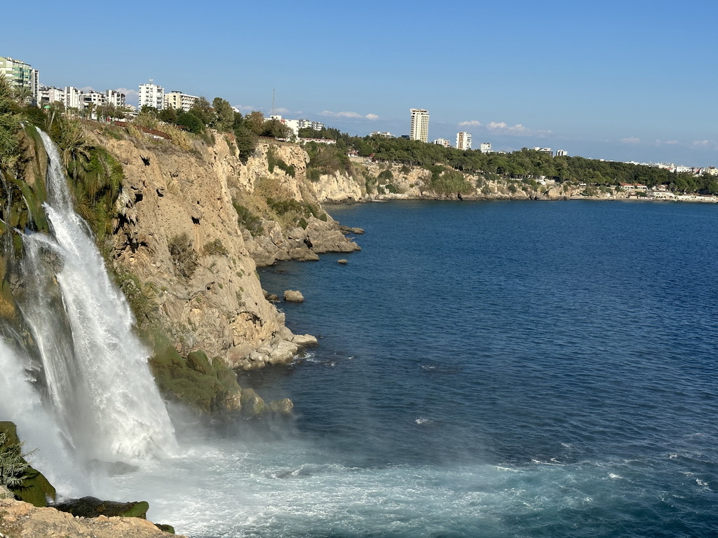 The Lower Düden Waterfalls, viewed from the Düden Park