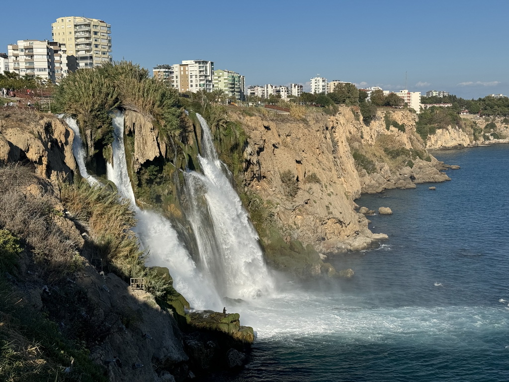 The Lower Düden Waterfalls, viewed from the Düden Park