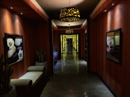 Hallway at the Anjana Spa at the lower floor of the Rixos Downtown Antalya hotel