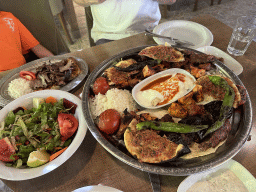 Kebab at the Pasa Bey Kebap restaurant