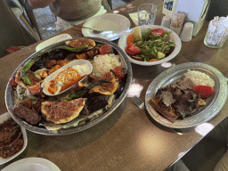 Kebab at the Pasa Bey Kebap restaurant