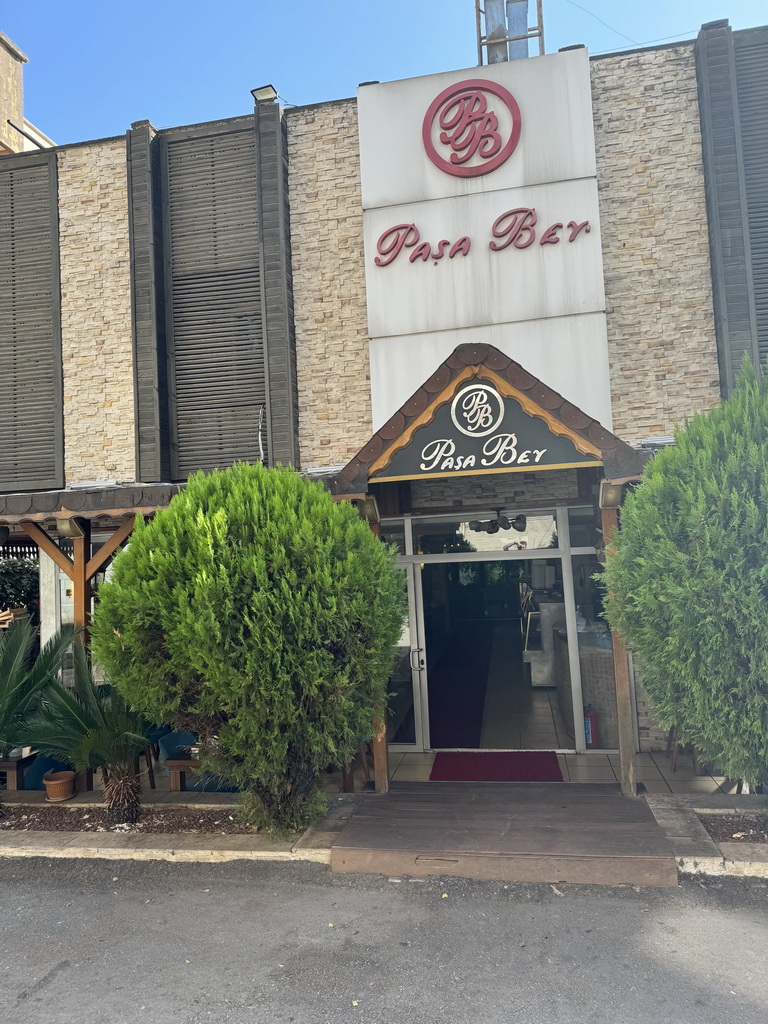 Front of the Pasa Bey Kebap restaurant at the 1319. Sokak alley