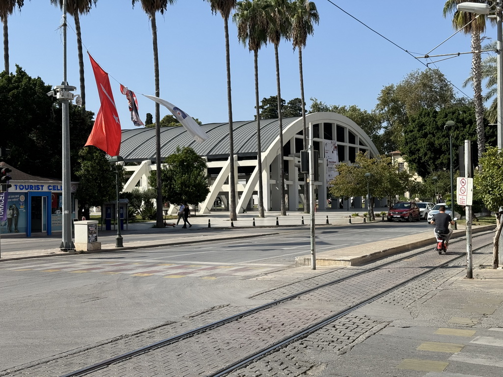 Front of the Indoor Sports Hall at the Karaalioglu Park, viewed from the Isiklar Caddesi street