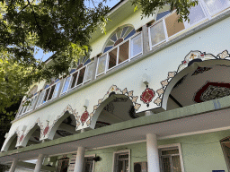 Facade of the Sehzade Korkut Mosque at the Mescit Sokak alley