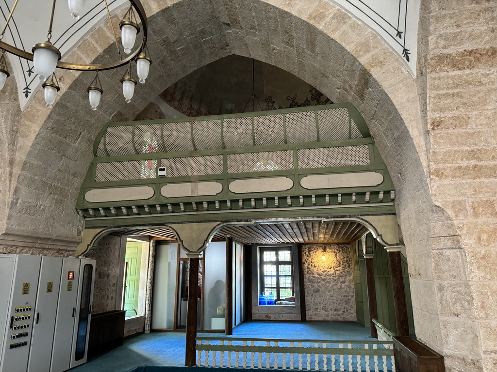 Women`s section at the Tekeli Mehmet Pasa Mosque