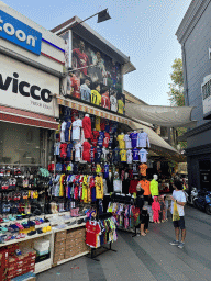 Shop with football shirts at the 403. Sokak alley