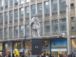 Statue of Antoon van Dyck at the east end of the Meir street