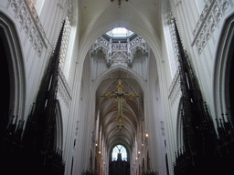antwerp_1_055 - 230 kb - 1024x768 - Cross hanging on the ceiling of the nave of the Cathedral of Our Lady Cross hanging on the ceiling of the nave of the Cathedral of Our Lady