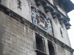 Relief at the inner square of the Het Steen castle