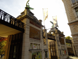Entrance to the Antwerp Zoo at the Koningin Astridplein square