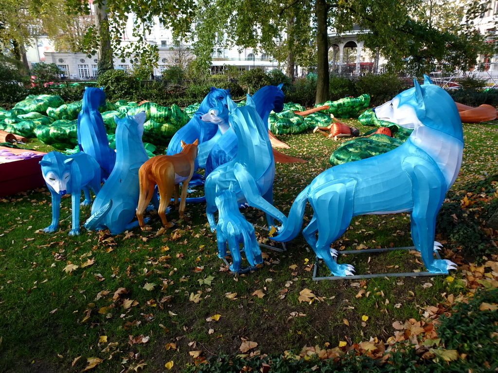 China Light statues at the Antwerp Zoo