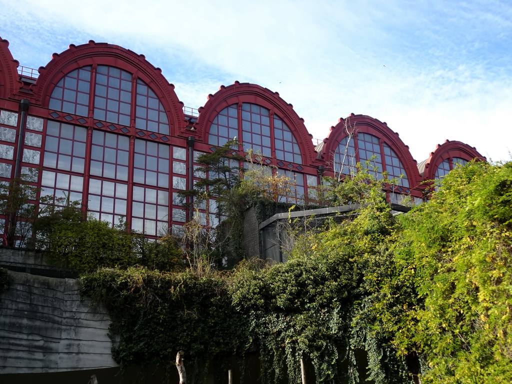 East side of the Antwerp Central Railway Station, viewed from the Antwerp Zoo