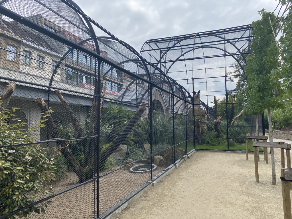 Aviary at the Antwerp Zoo