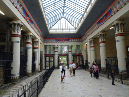 Interior of the Egyptian Temple at the Antwerp Zoo