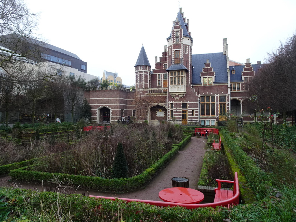 The Flemish Garden and the front of Restaurant Latteria at the Antwerp Zoo