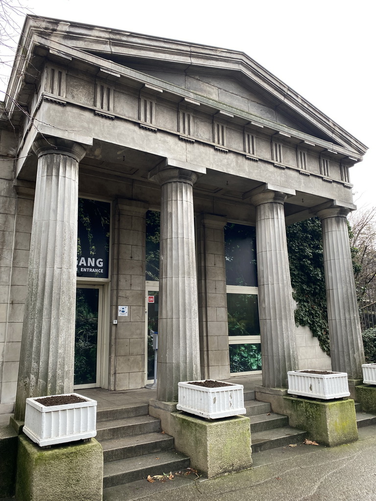 Entrance to the Reptile House at the Antwerp Zoo