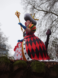 Decorations of the Alice in Wonderland Light Festival at the Antwerp Zoo