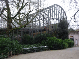 Back side of the Hippotopia building at the Antwerp Zoo