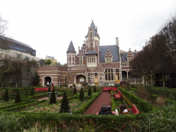 The Flemish Garden and the front of Restaurant Latteria at the Antwerp Zoo