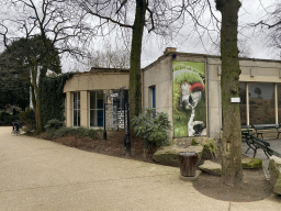 Front of the Bird Building at the Antwerp Zoo