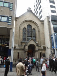 Front of the Portuguese Synagogue at the Hoveniersstraat street