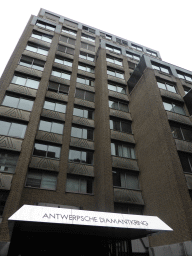 Front of the Antwerpse Diamantkring building at the Hoveniersstraat street