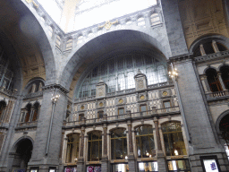 East side of the main hall of the Antwerp Central Railway Station