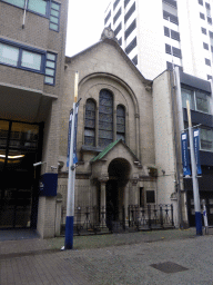 Front of the Portuguese Synagogue at the Hoveniersstraat street