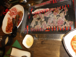 Dinner at the Korean Barbeque restaurant Arirang