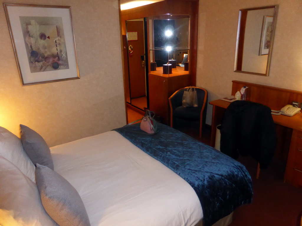 Our room in the Crowne Plaza Antwerp hotel