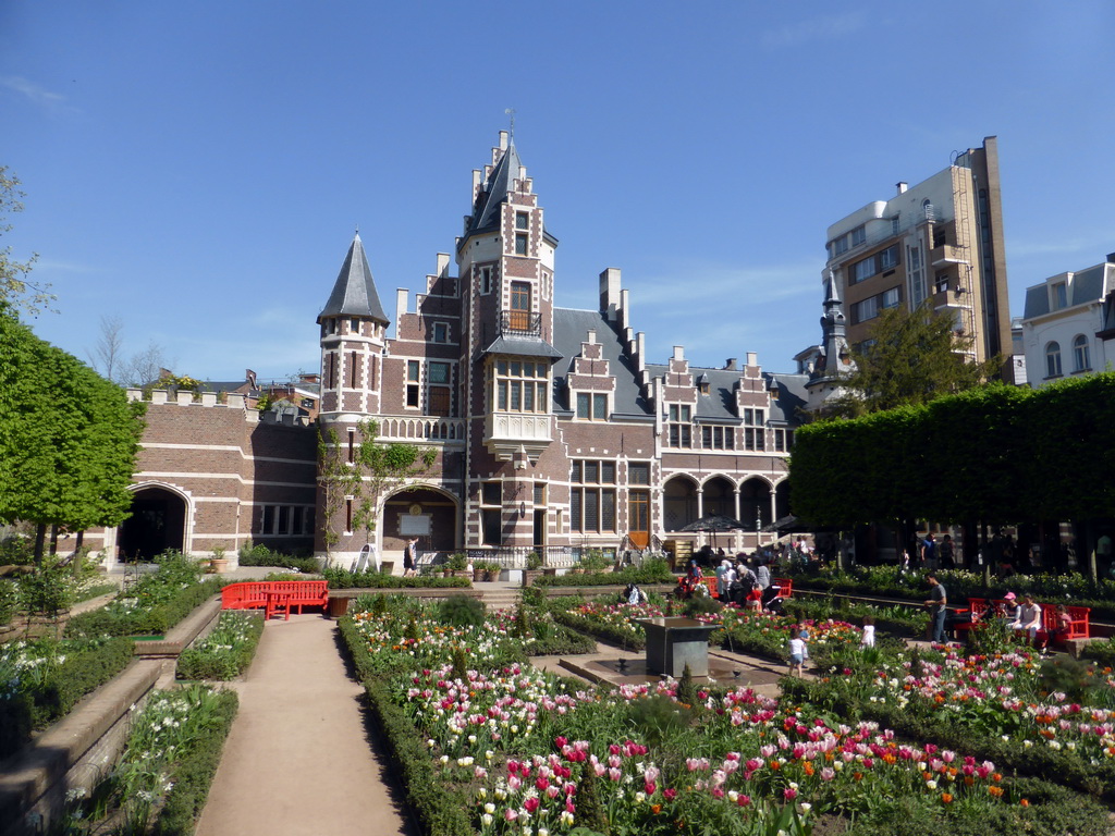 The Flemish Garden and the front of Restaurant Latteria at the Antwerp Zoo