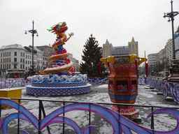 China Light statues at the Koningin Astridplein square